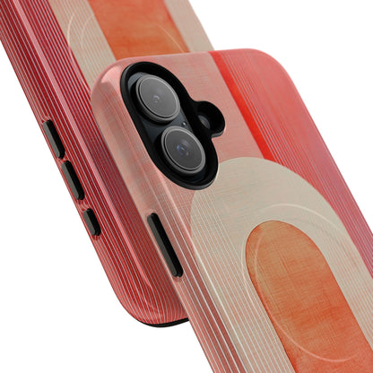 Crimson Arches iPhone 16 Plus Case - Tough+