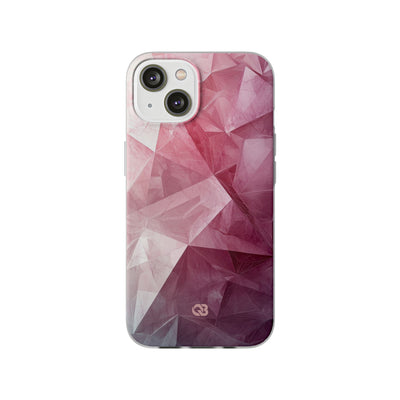 Shattered Rose Shards · Soft Phone Case for iPhone