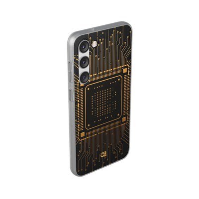 Gold Lite Phone Case for Samsung - Cyber Gold Processor