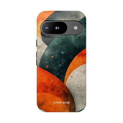 Crimson Wave Google Pixel 9 Case - Tough