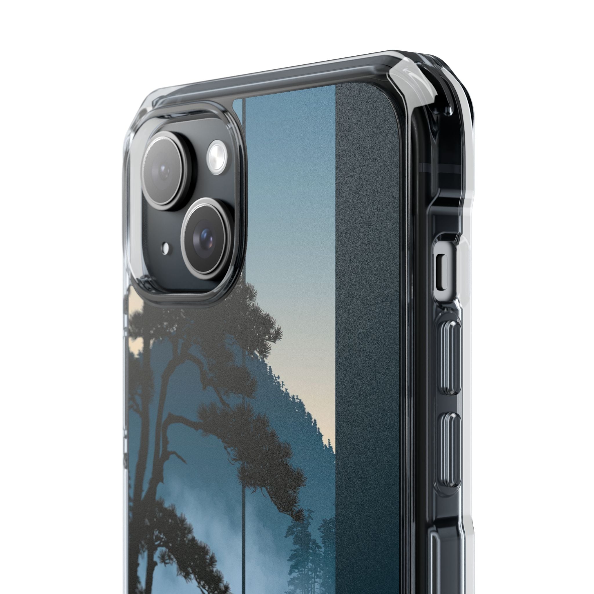 Blue Impact MagSafe Phone Case for iPhone - Kyoto Mist Pine