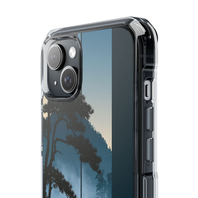 Blue Impact MagSafe Phone Case for iPhone - Kyoto Mist Pine