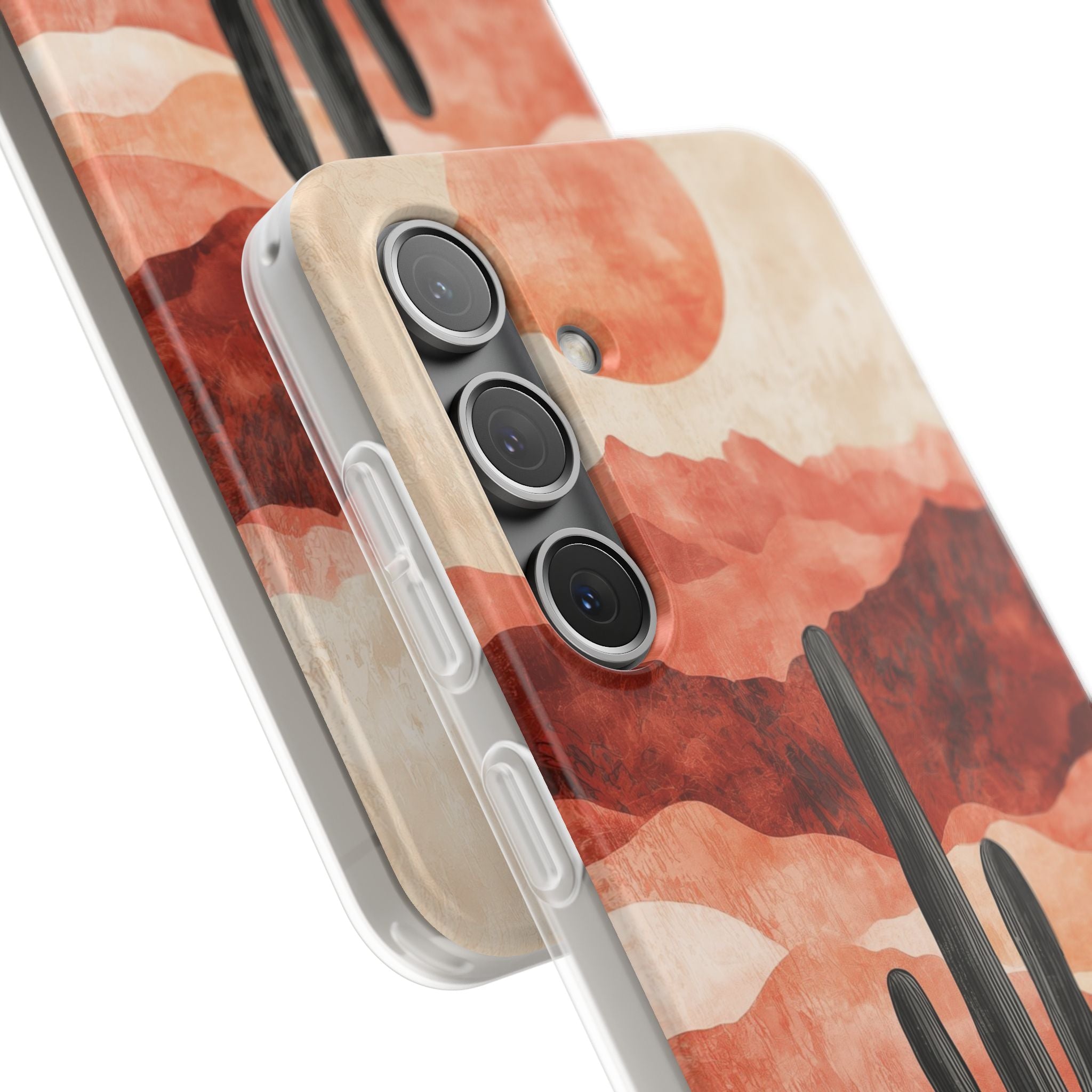 Terracotta Desert Sun · Soft Phone Case for Samsung