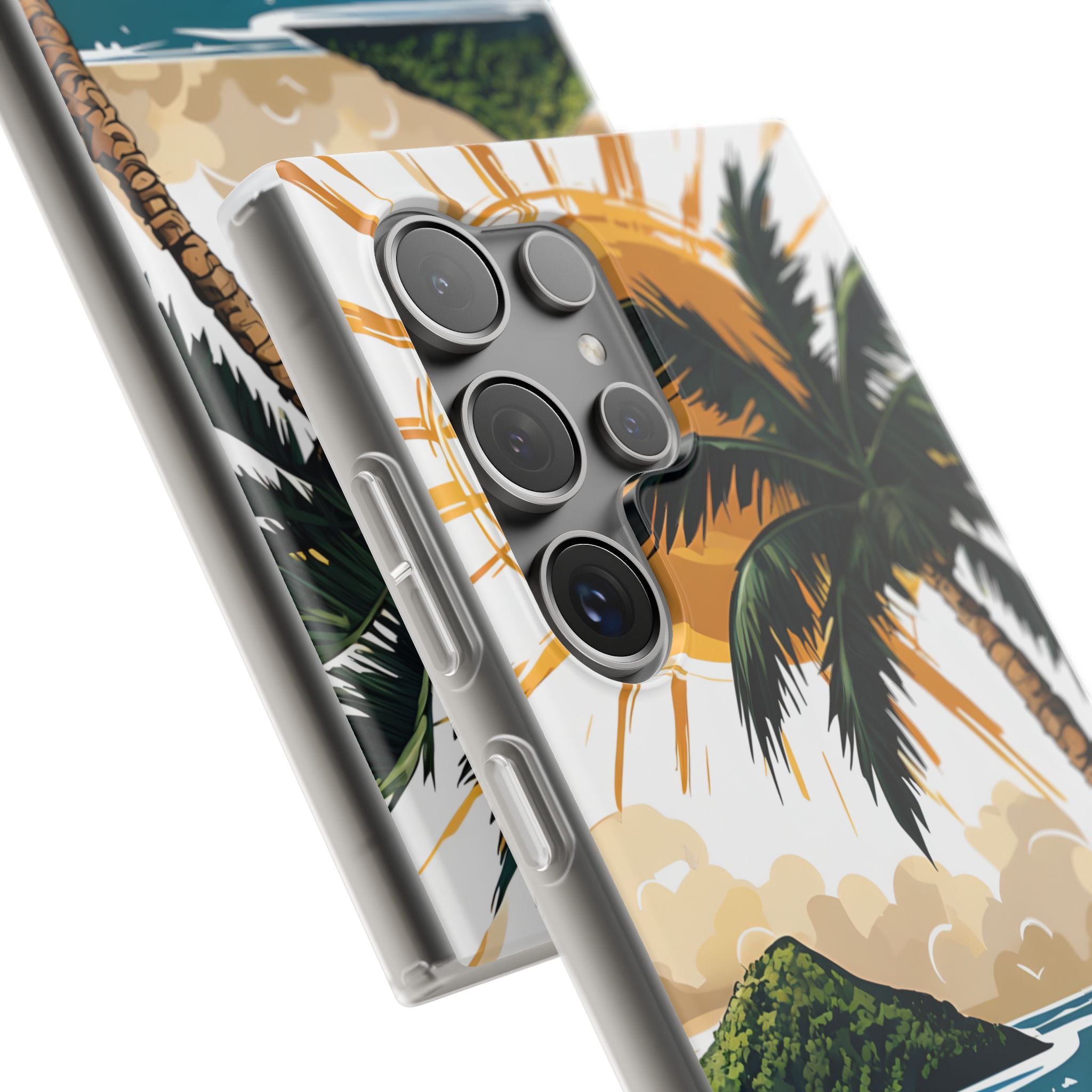 Radiant Coast Solitude · Soft Handyhülle für Samsung