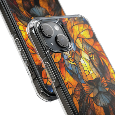 Amber Glass Lion · Impact Phone Case for iPhone · Magsafe