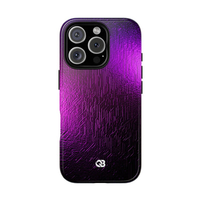 Violet Cyber Circuit · Tough Phone Case for iPhone · Purple