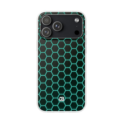 Neon Hex Spectrum · Lite Phone Case for iPhone ·  Teal