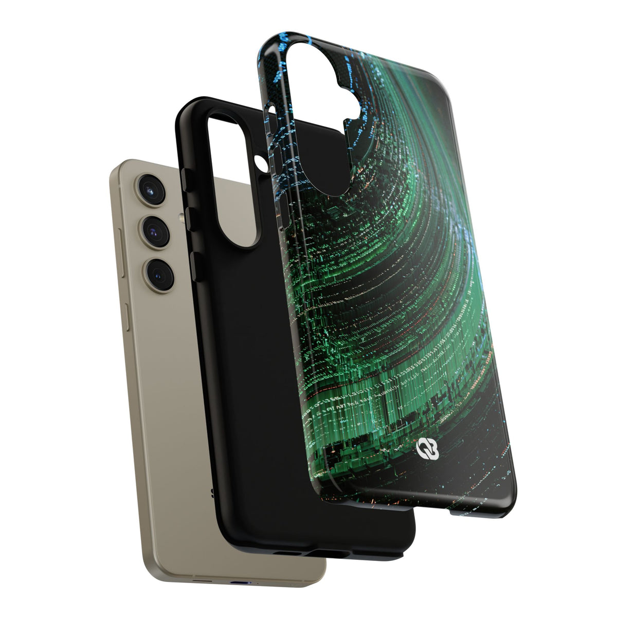 Orbital Data Stream · Tough Phone Case for Samsung · Green