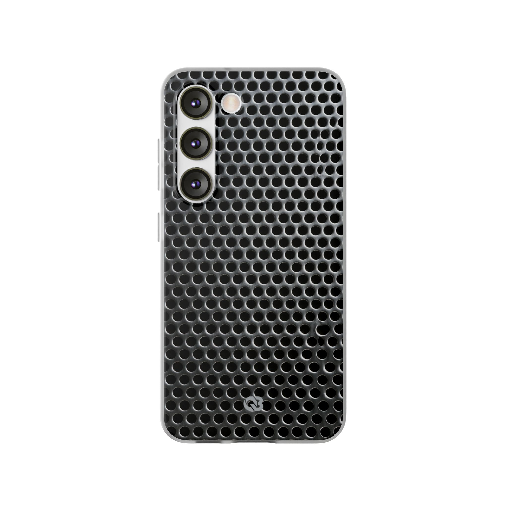 Silver Lite Phone Case for Samsung - Brutalist Steel Mesh