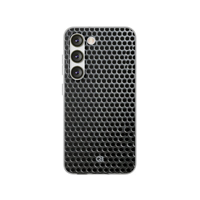 Silver Lite Phone Case for Samsung - Brutalist Steel Mesh