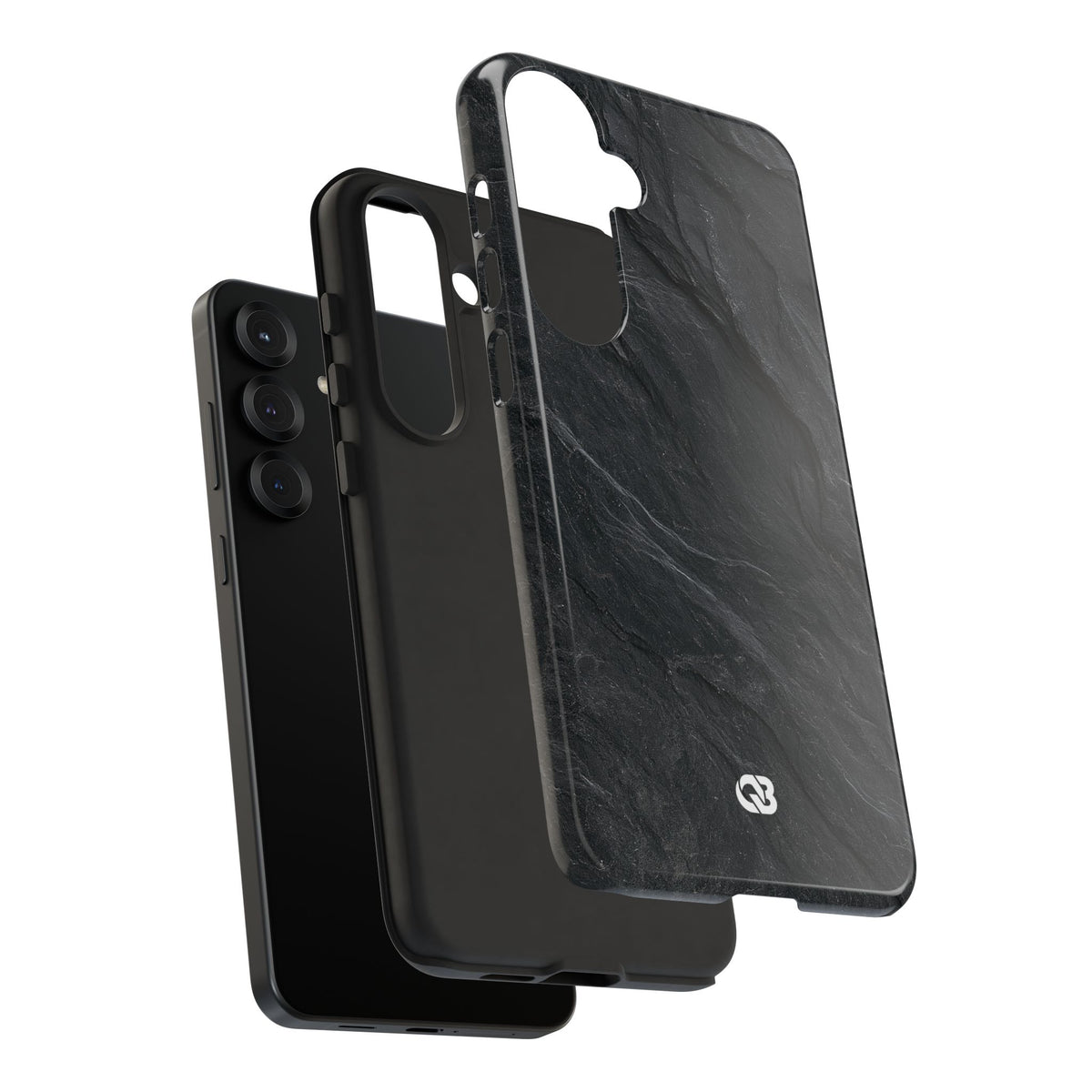 Dark Slate Strata · Tough Phone Case for Samsung · Black
