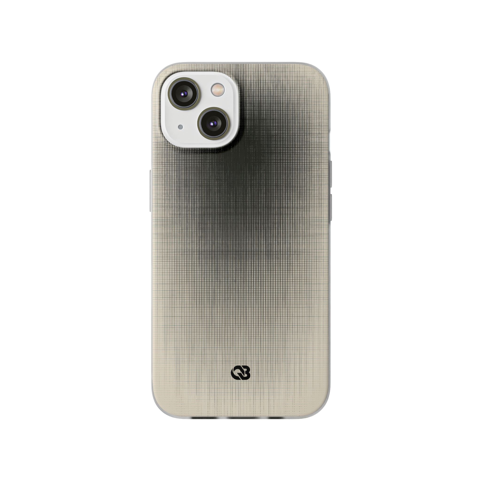Beige Lite Phone Case for iPhone - Carbon Screen Grid