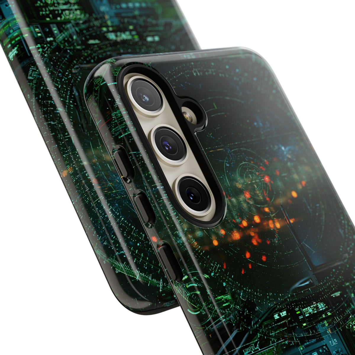 Tactical Avionics HUD · Tough Phone Case for Samsung · Green