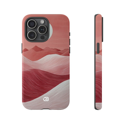 Crimson Dune Horizon · Tough Phone Case for iPhone