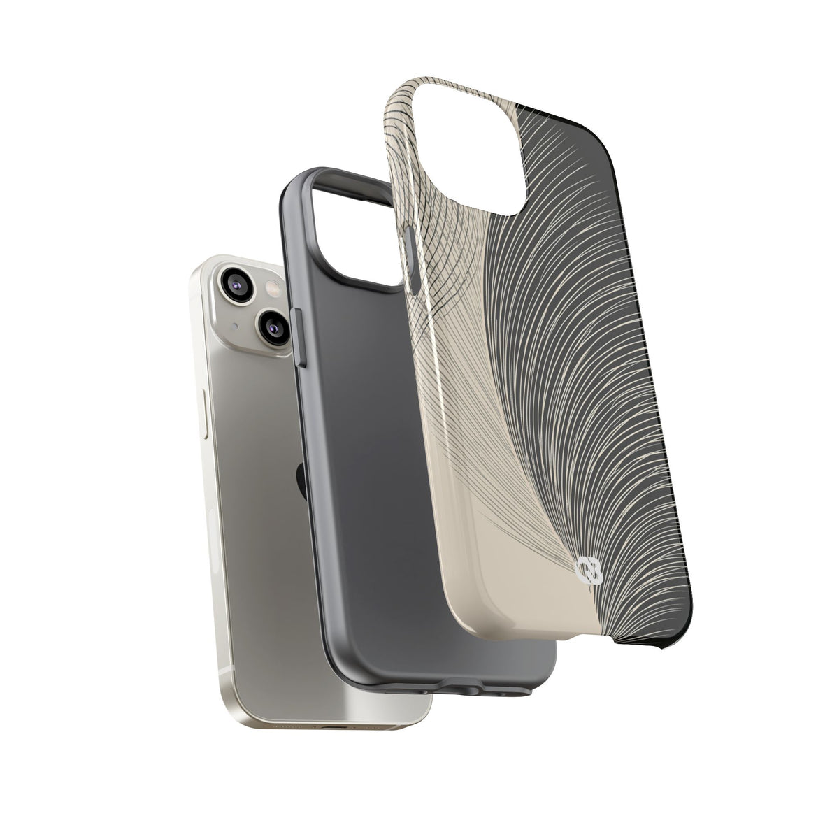 Minimal Frond Study · Tough Phone Case for iPhone · Black