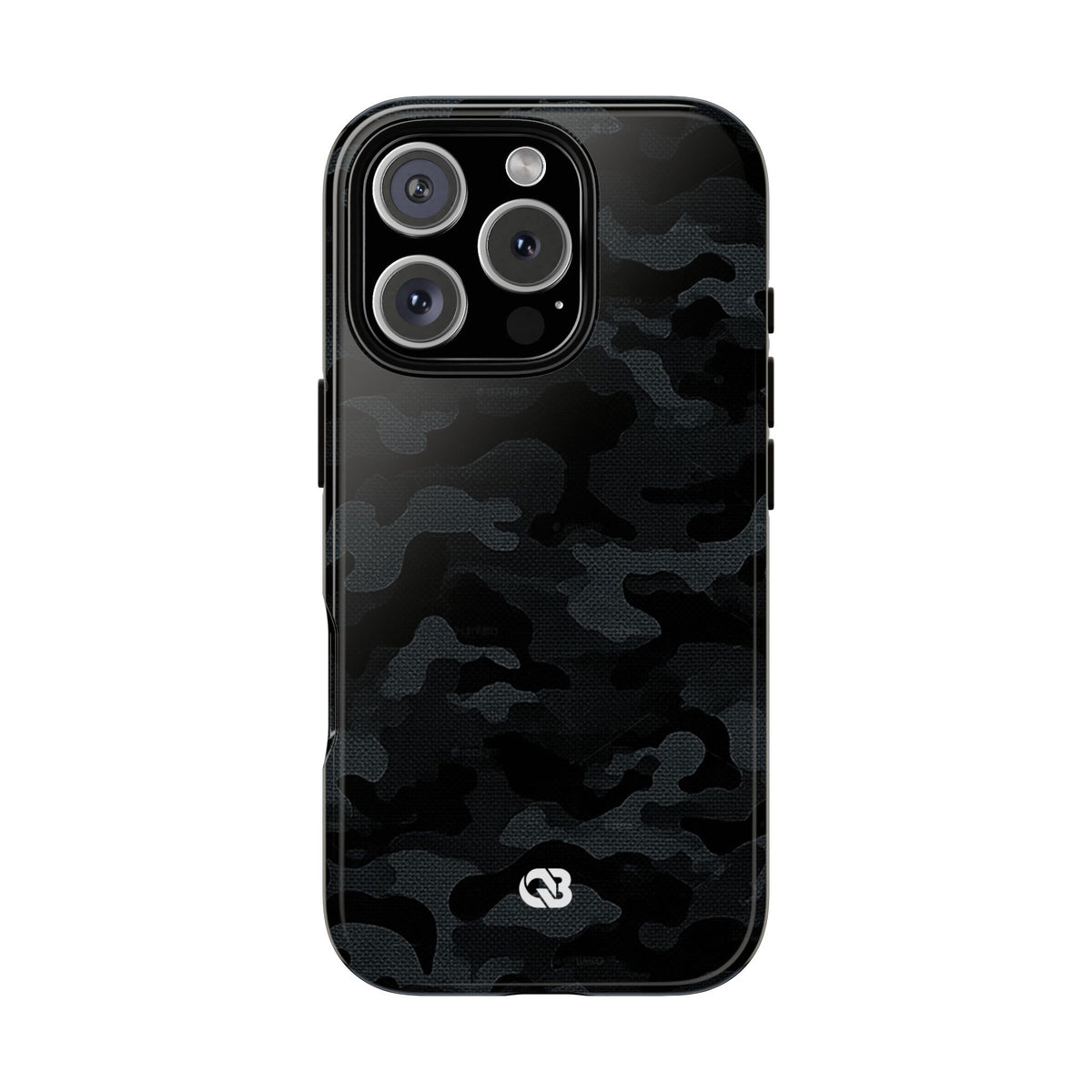 Blackout Urban Camo · Tough Phone Case for iPhone · Black