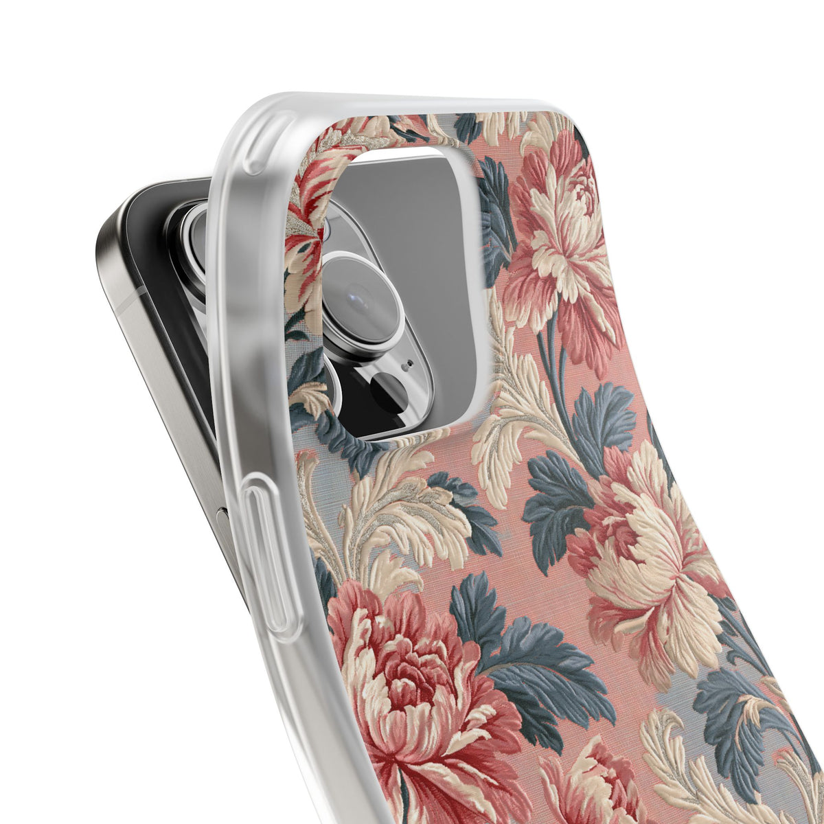 Blush Peony Jacquard · Lite Phone Case for iPhone ·  Pink