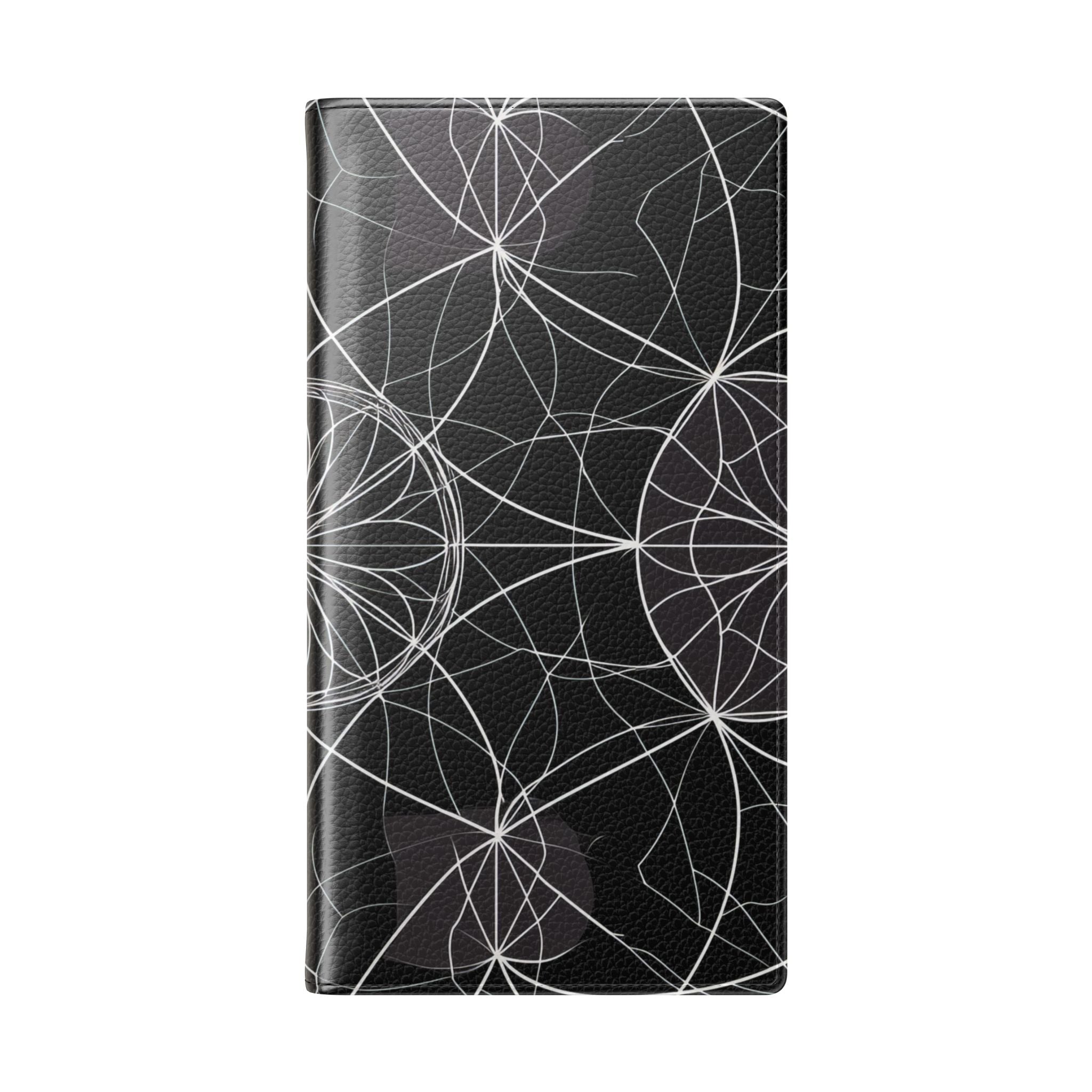Witte Mandala Stralings - Samsung S23 Ultra Case - Portemonnee