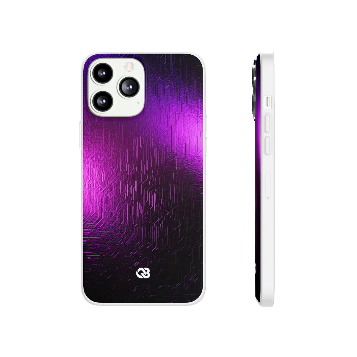 Violet Cyber Circuit · Lite Phone Case for iPhone ·  Purple