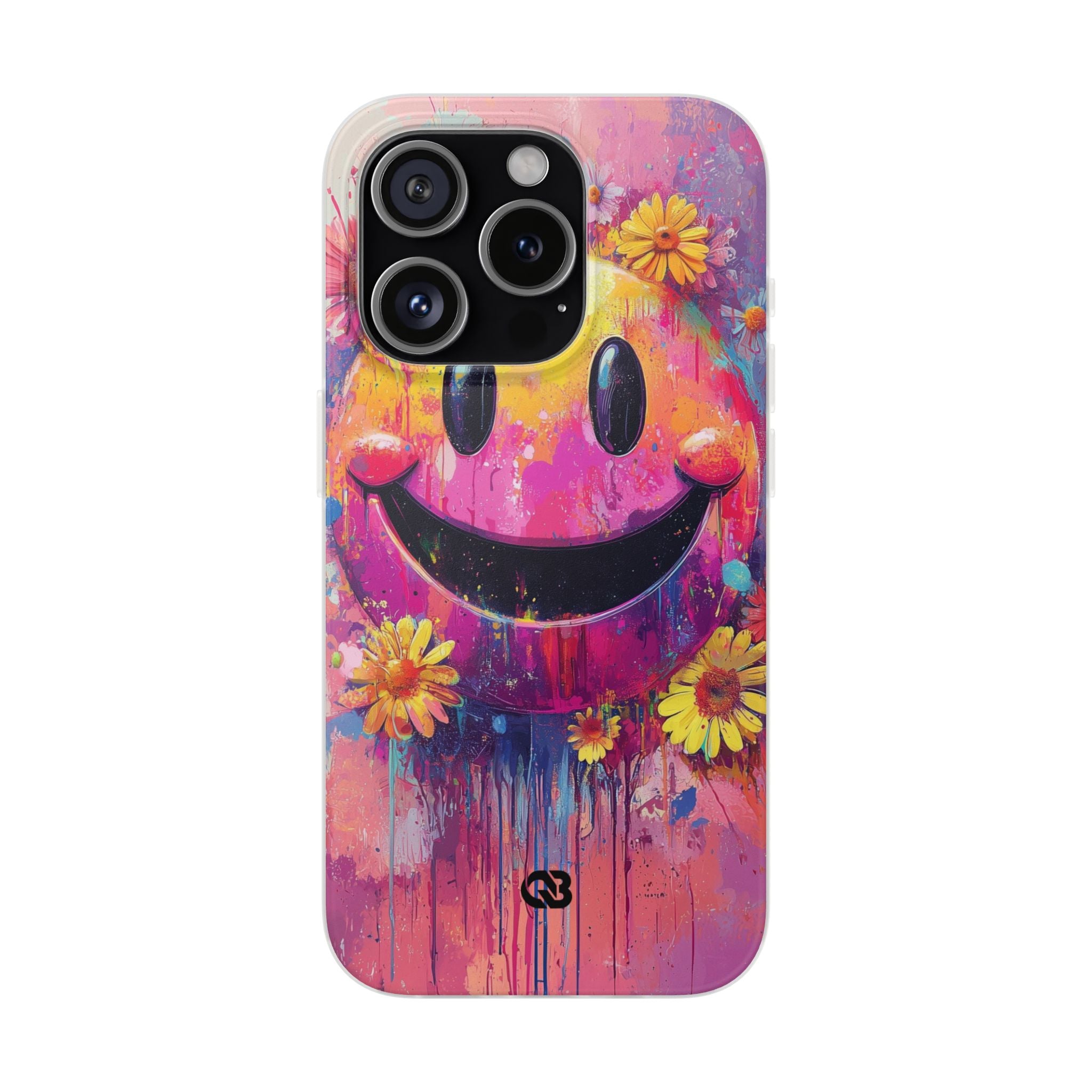 Vivid Grin Graffiti · Soft Phone Case for iPhone