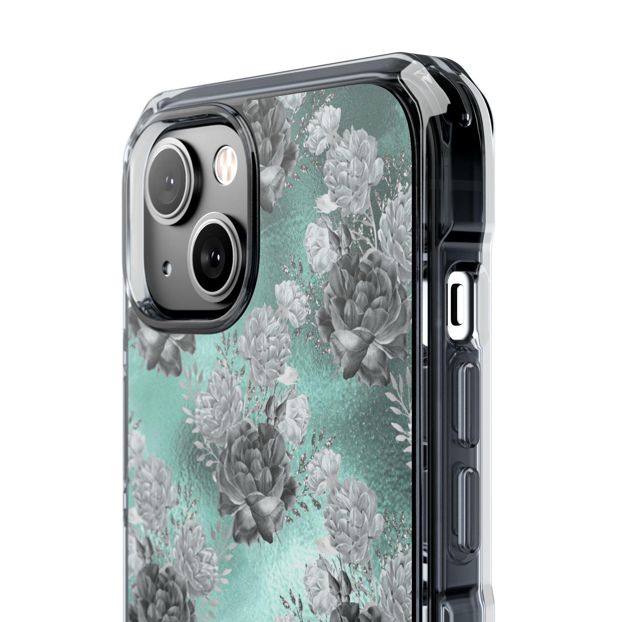 Frost Mint Floral · Impact Magsafe