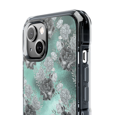 Frost Mint Floral · Impact Magsafe