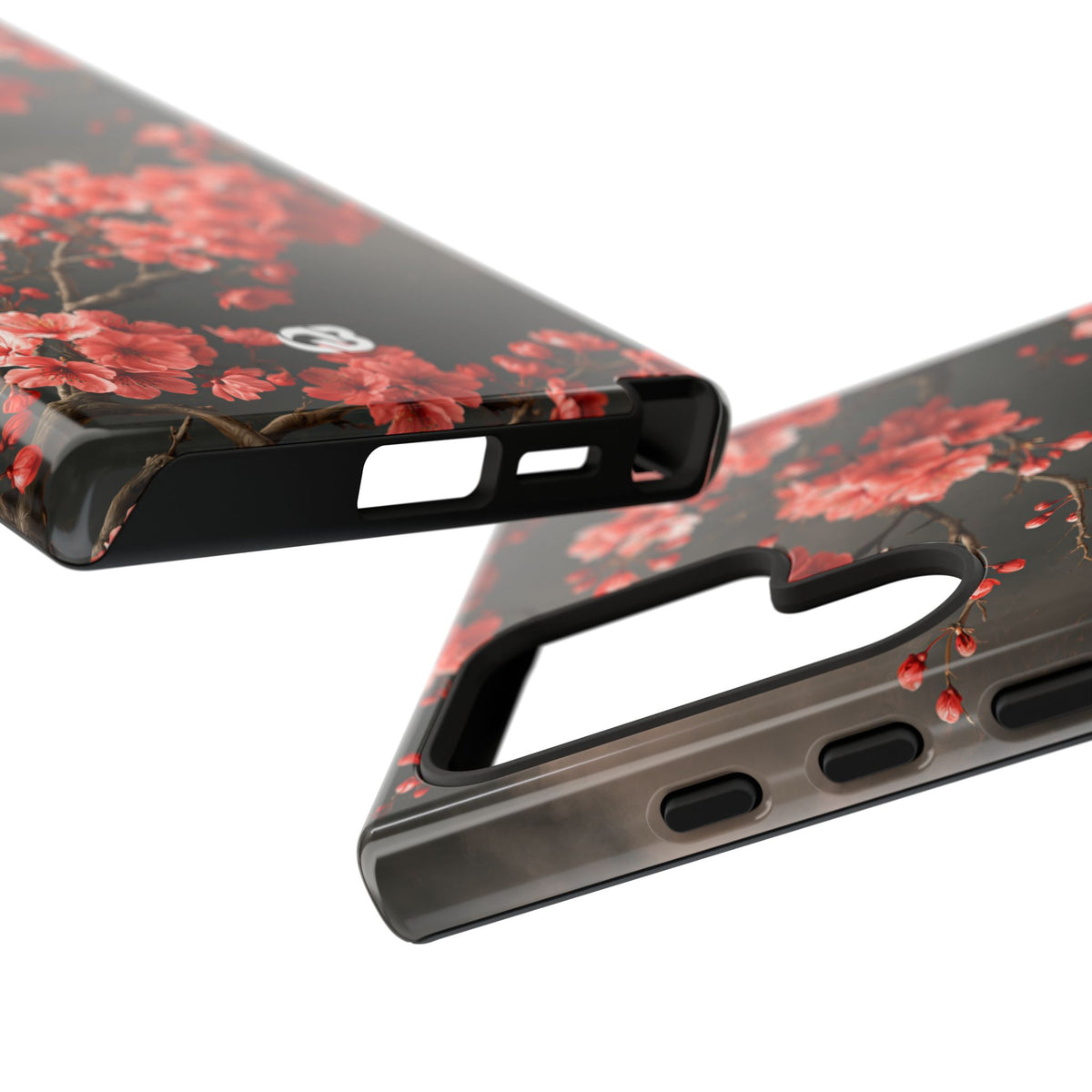 Dark Sakura Nocturne · Tough Phone Case for Samsung · Black