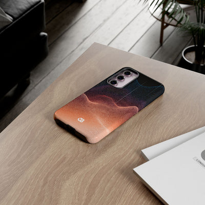 Spectral Elevation · Tough Phone Case for Samsung · Orange
