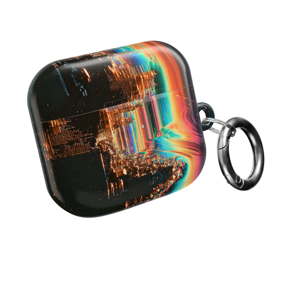 Prismatic Circuit · Hard Case for AirPods & AirPods Pro · Black