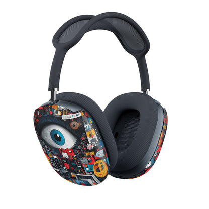 Blauwe Gaze Mozaïek - AirPod Max Case