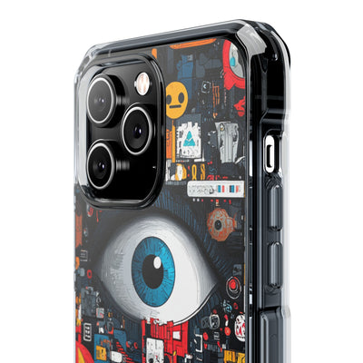 Digital Eye Blue iPhone 14 Pro Max Skal - Impact