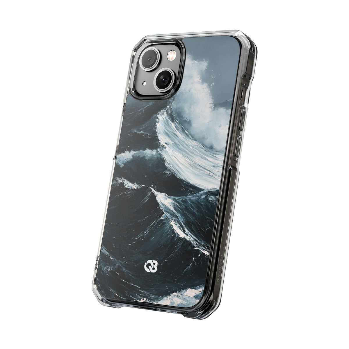 Nordic Swell · Clear Impact Magnetic Phone Case for iPhone · Blue