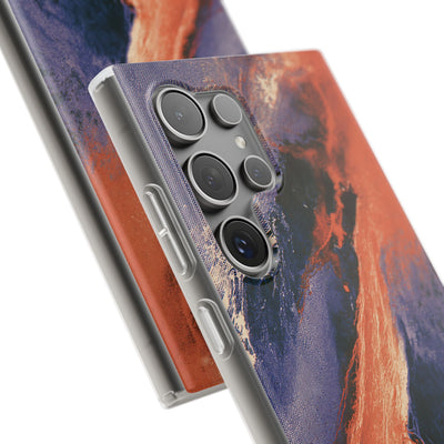 Solar Aura Drift · Lite Phone Case for Samsung · Orange