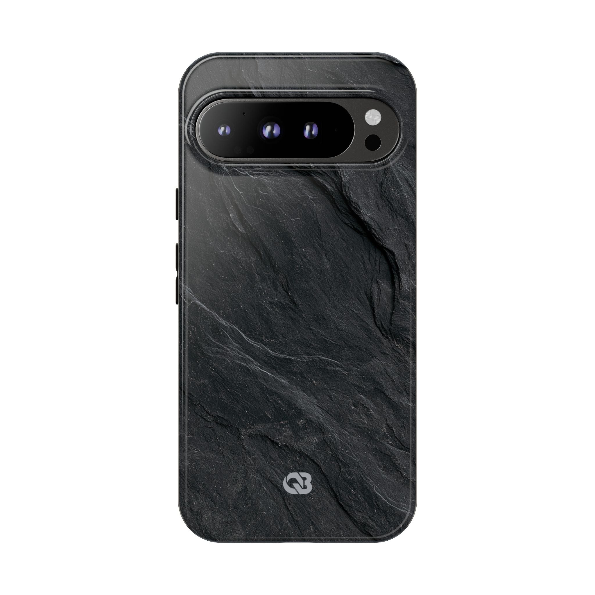 Black Tough Phone Case for Google Pixel - Midnight Slate Ridge