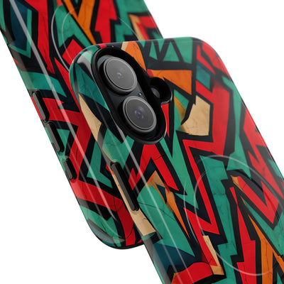 Jagged Teal Static · Tough+ Magsafe