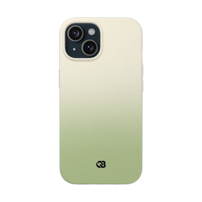 Green Lite Phone Case for iPhone - Bone Sage Fade