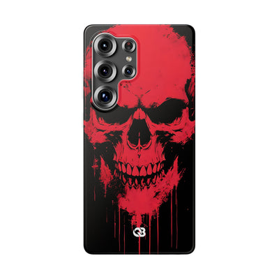 Crimson Street Skull · Soft Handyhülle für Samsung