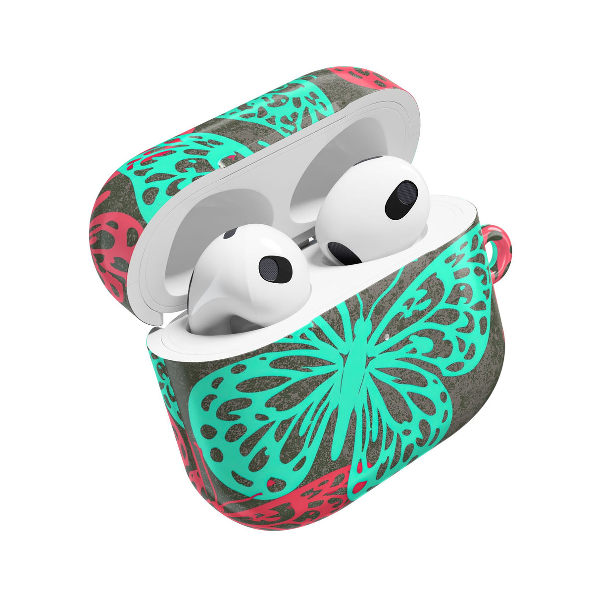 Electric Papillon · Hard Case for AirPods & AirPods Pro · Pink