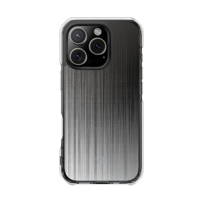 Grey Impact MagSafe Phone Case for iPhone - Static Vertical Dither