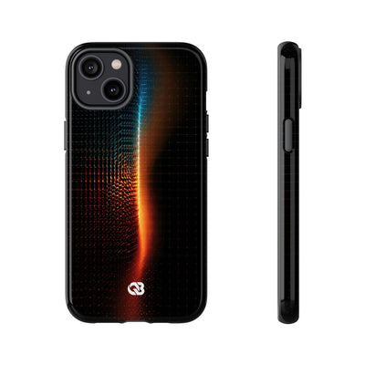 Luminous Refraction Grid · Tough Phone Case for iPhone · Black