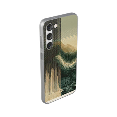 Beige Lite Phone Case for Samsung - Veridian Data Ridge