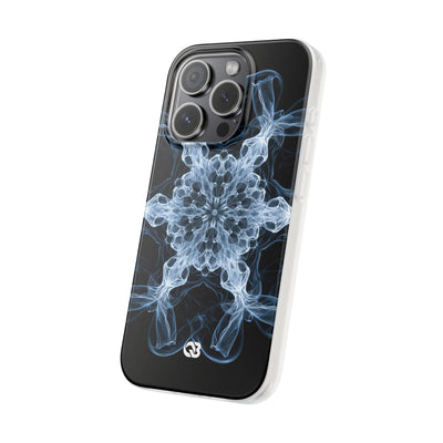 Blue Lite Phone Case for iPhone - Glacial Smoke Crown