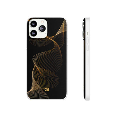 Golden Horizon Drift · Lite Phone Case for iPhone ·  Black