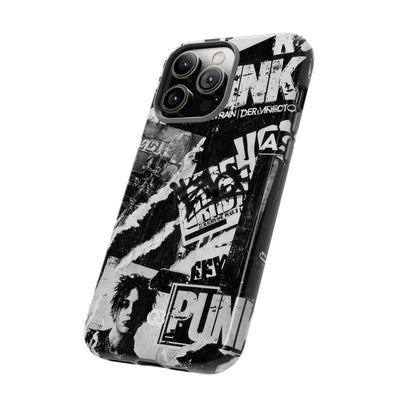 Underground Punk Collage · Tough Phone Case for iPhone · Black