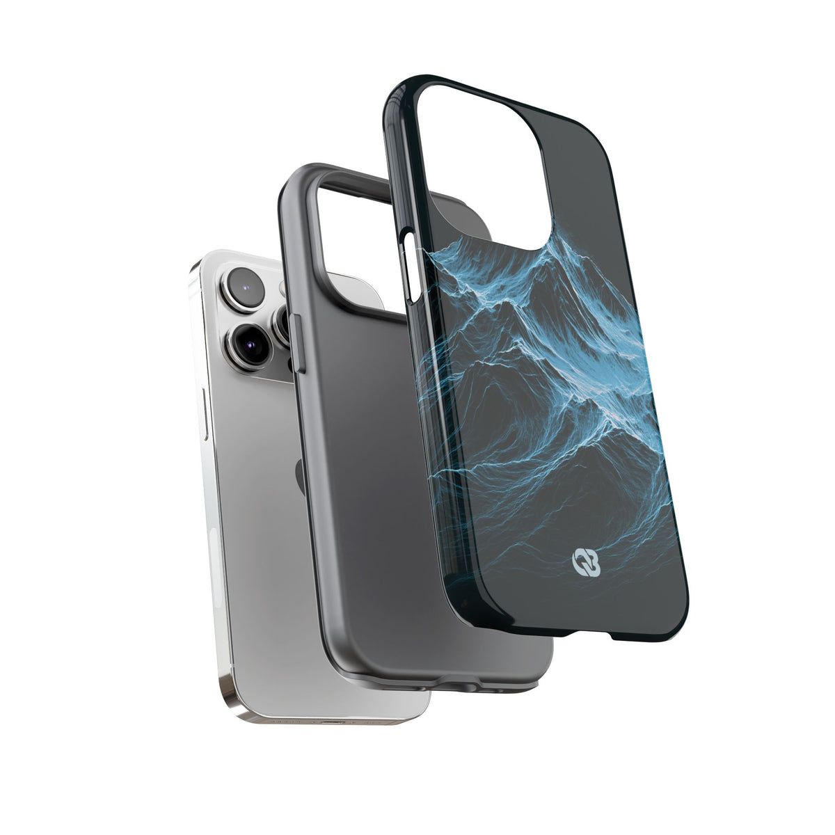 Nordic Frost Peak · Tough Phone Case for iPhone · Blue