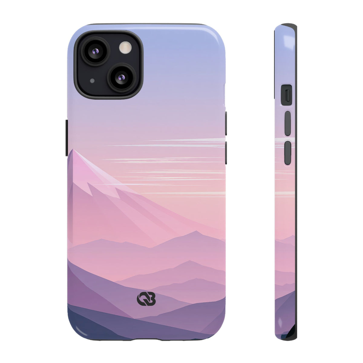 Alpine Twilight · Tough Phone Case for iPhone · Pink