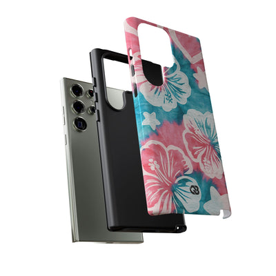 Tropical Hibiscus Bloom · Tough Phone Case for Samsung · Teal