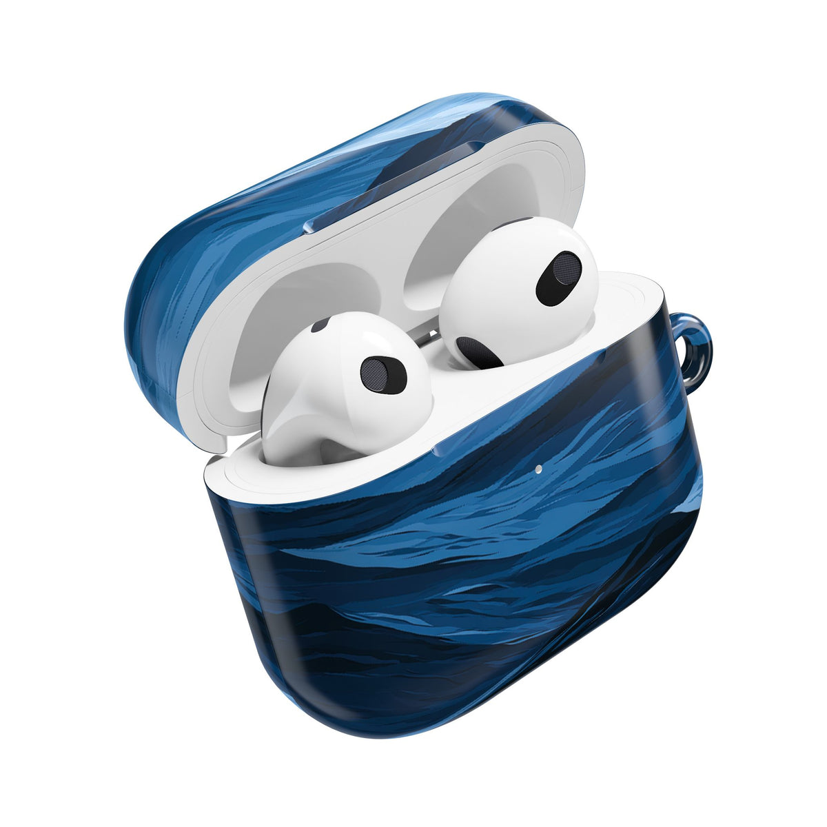 Cerulean Ridges · Hard Case for AirPods & AirPods Pro · Blue