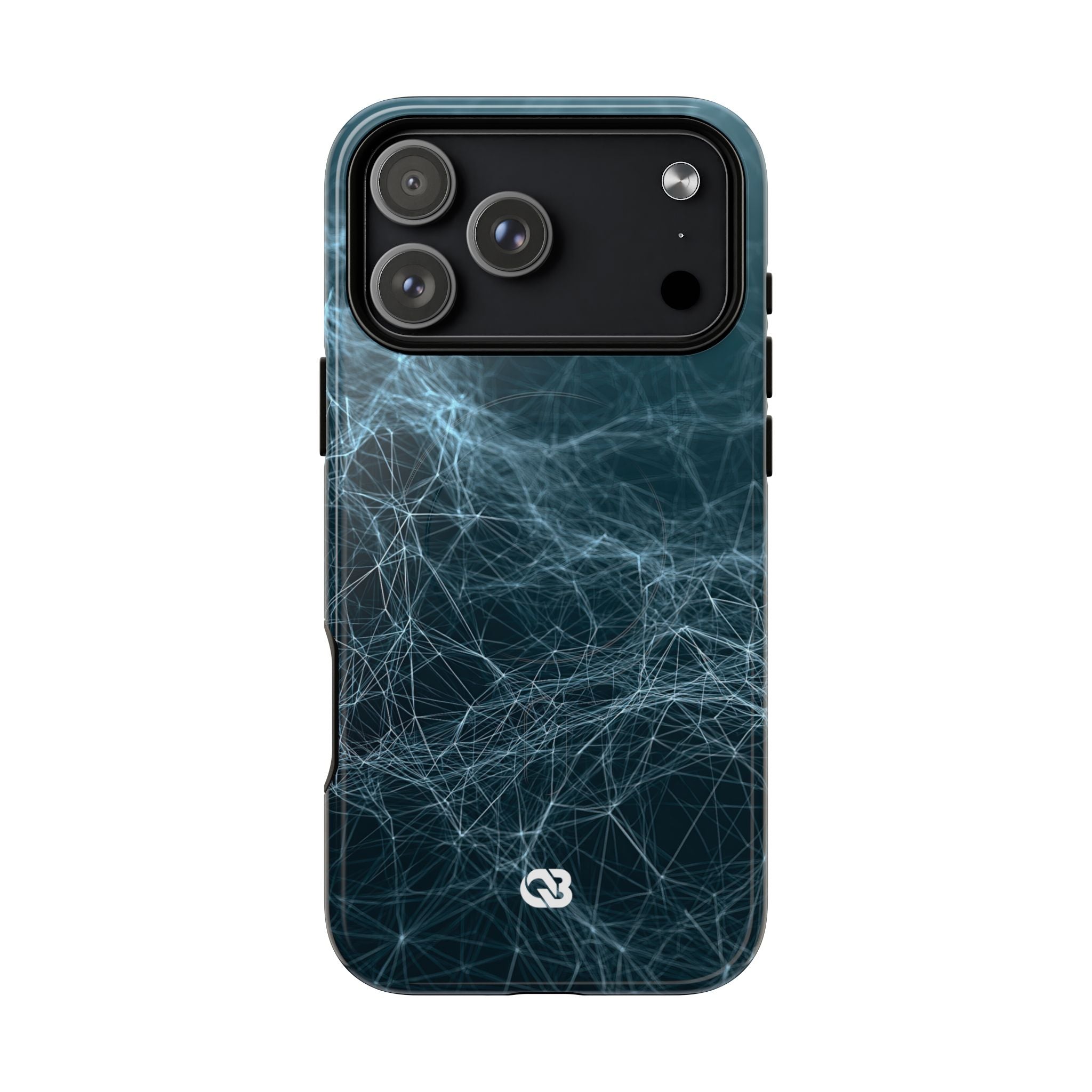 Teal Tough 2.0 Magsafe Phone Case for iPhone - Arctic Neural Mesh