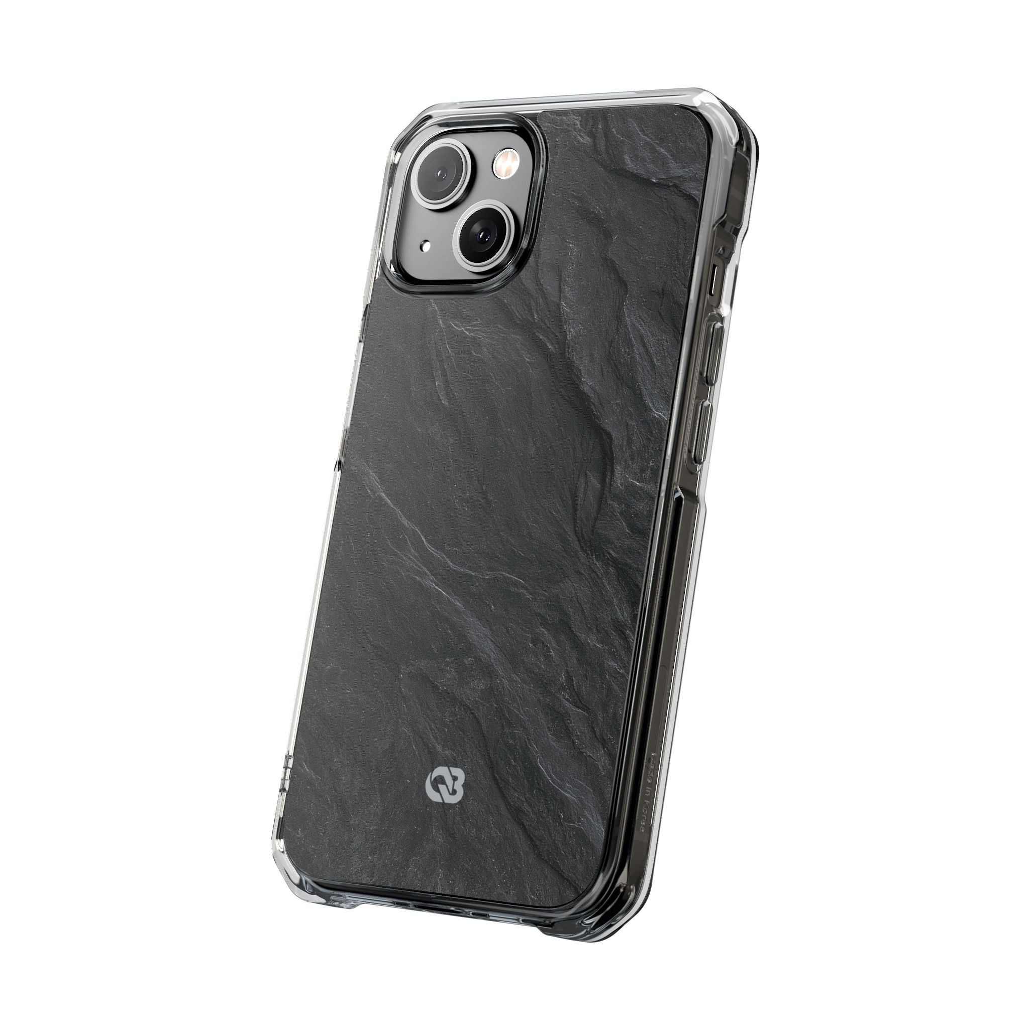 Black Impact MagSafe Phone Case for iPhone - Midnight Slate Ridge